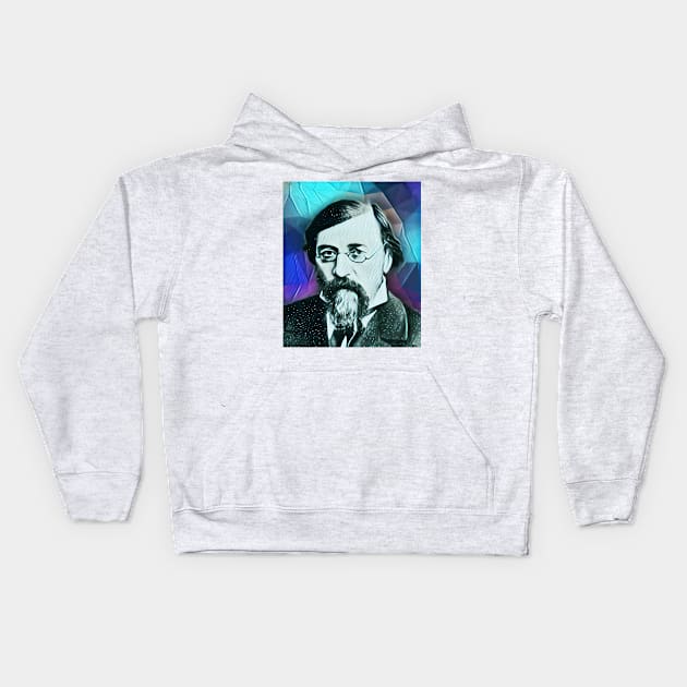 Nikolay Chernyshevsky Portrait | Nikolay Chernyshevsky Artwork 6 Kids Hoodie by JustLit